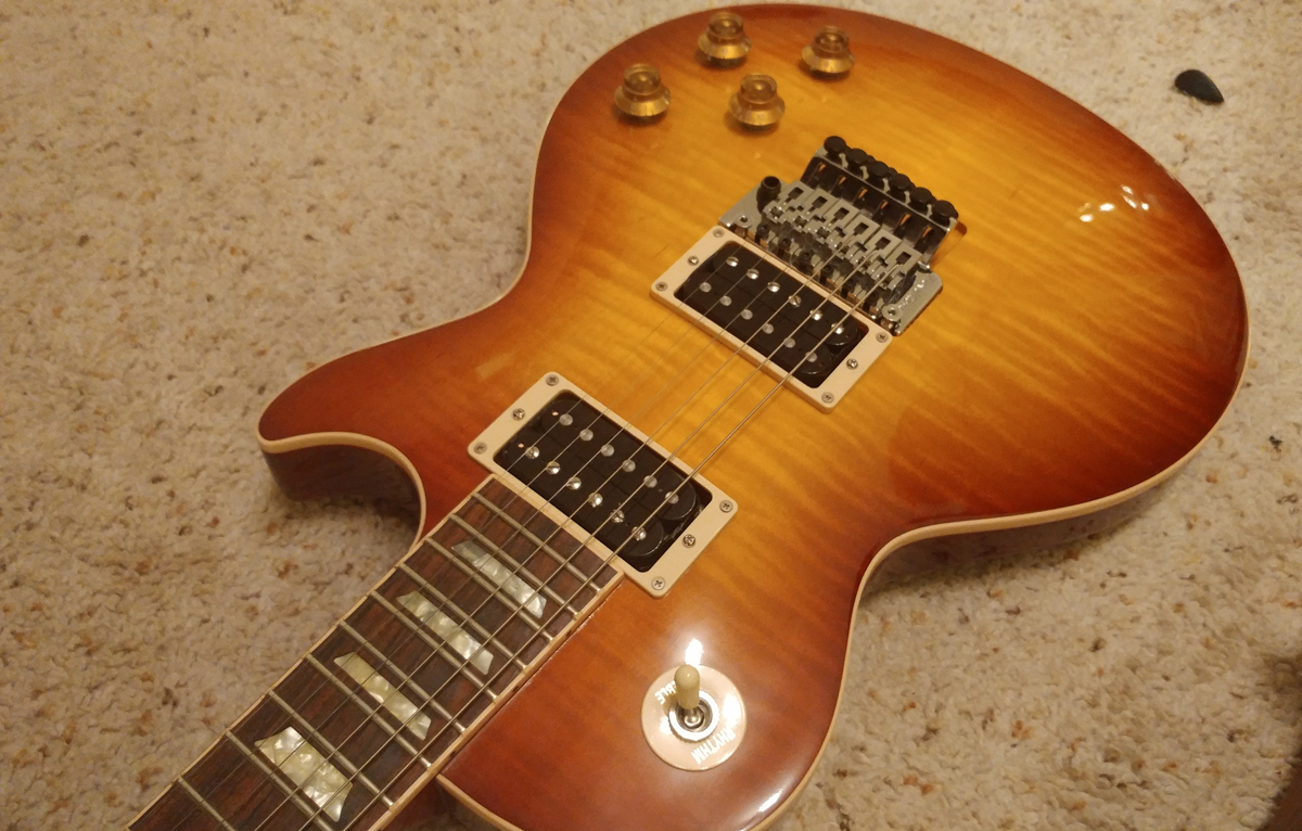Gibson Les Paul Axcess Floyd Ice Tea NECK SIZE UPDATE - For Sale